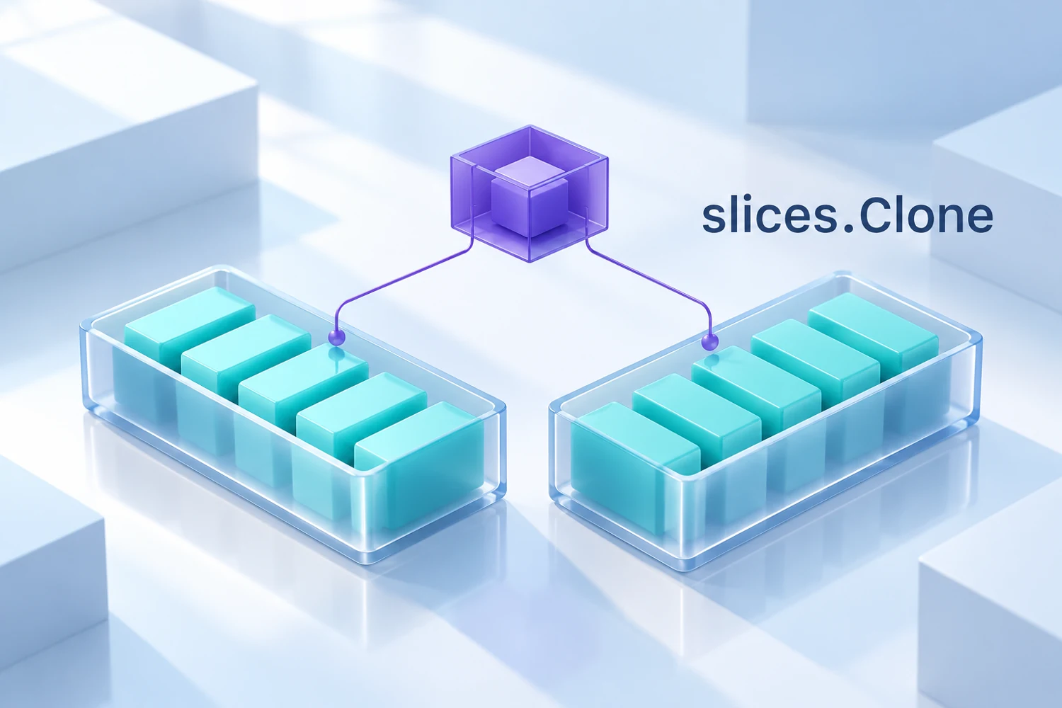 Slices.Clone в Go: копия среза, общий массив и вложенные значения